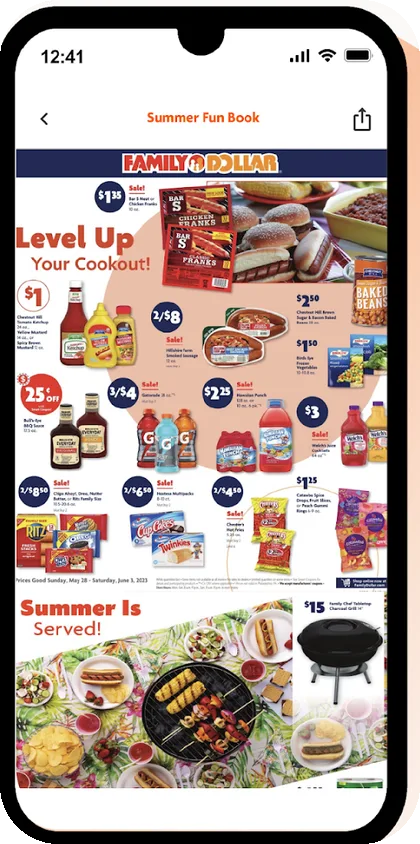 Family Dollar app — Returns: Returns without a phone call