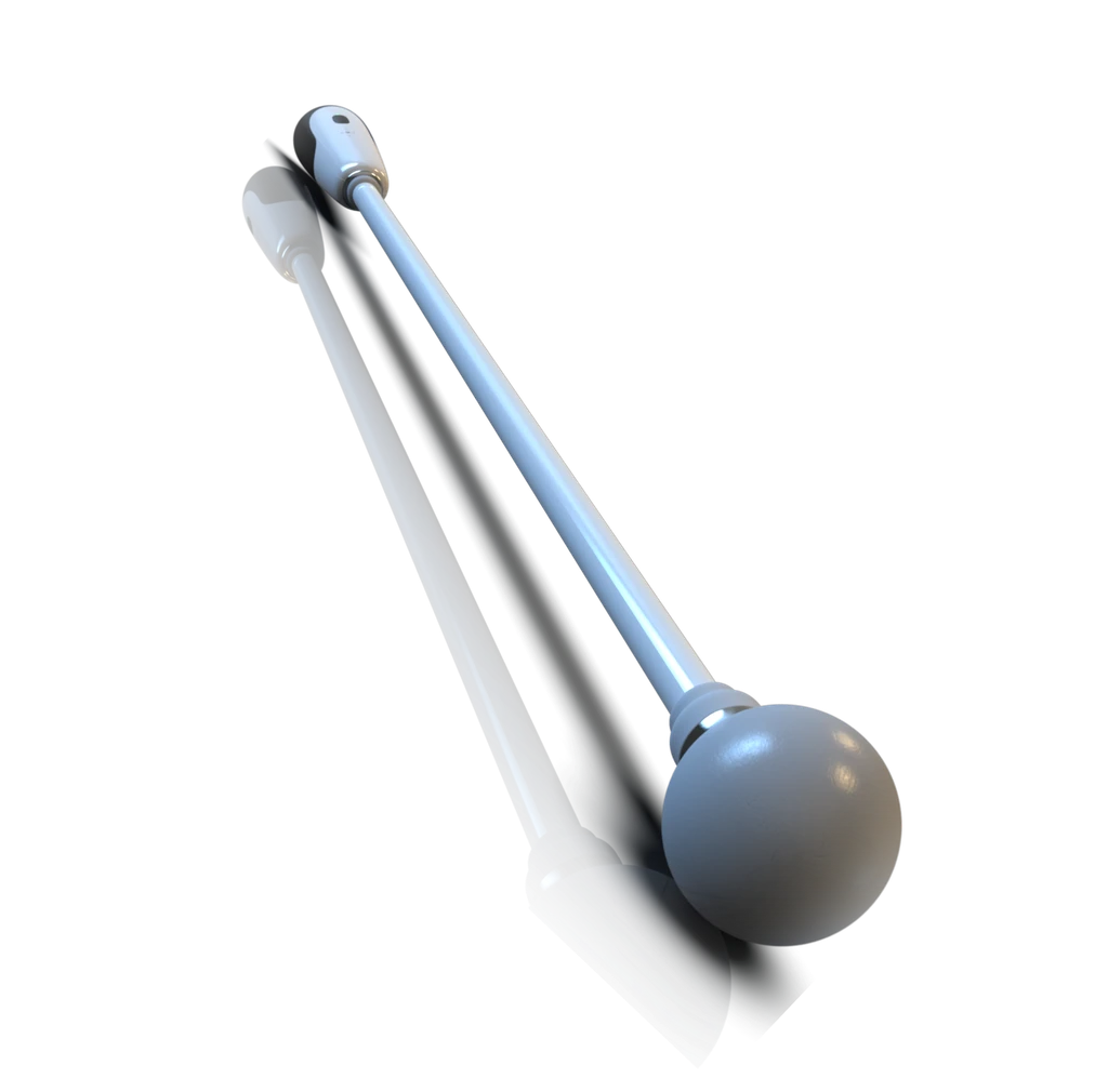 TacTile — product render of a technology-infused cane for blind users